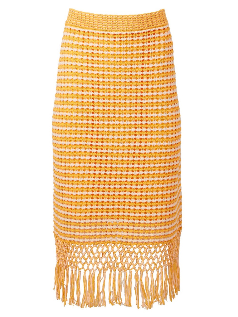 Derek Lam 10 Crosby Emerie Fringe Skirt - Size Small